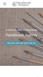 Mobile Screenshot of paintbrushpottery.com